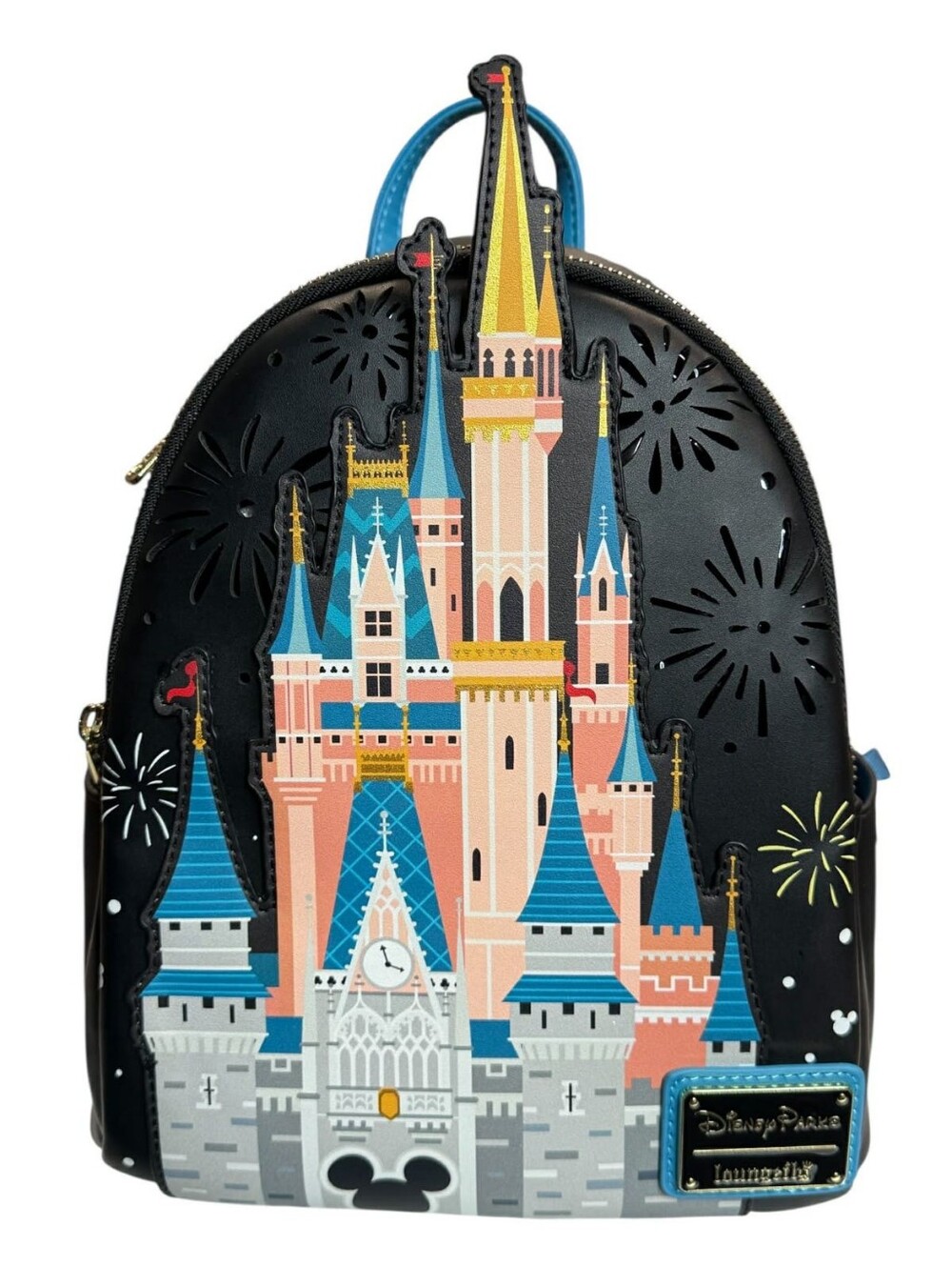 Loungefly Disney World Light-Up Cinderella Castle Loungefly Mini Backpack